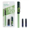 Stilou Craniu Verde, 2 Rezerve, Fin, Bronz/Metal/Inox - Set Stilouri Creative Baieti, Scoala, Papetarie