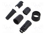 Conector circular BINDER 678 32V PIN 7 mufă tată lipire pe cablu 5A