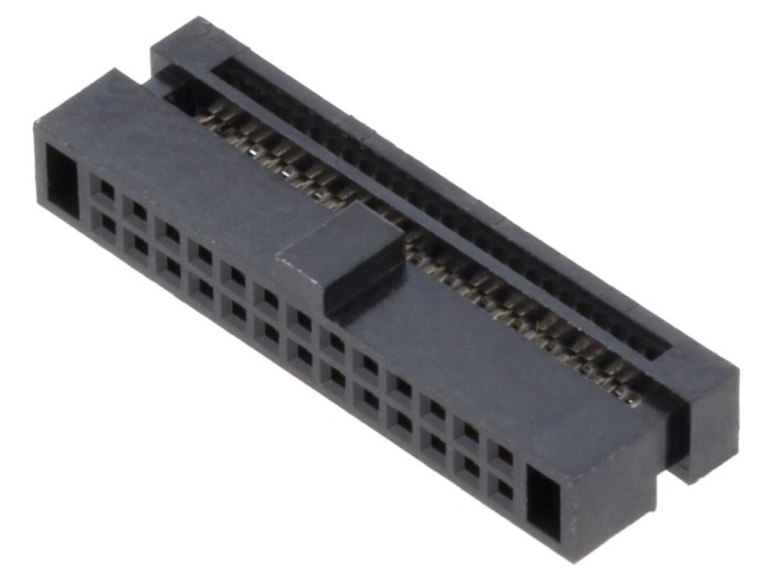 Conector female DIL ribbon cable