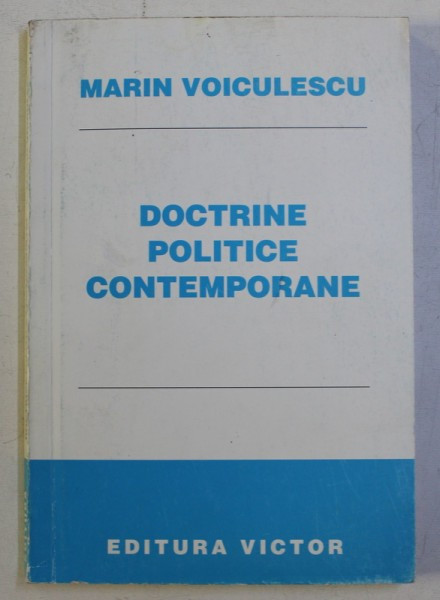 DOCTRINE POLITICE CONTEMPORANE de MARIN VOICULESCU , 2000