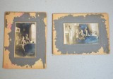 &quot;Listening to Cristal set&quot; doua fotografii cca 1930