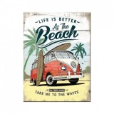 Magnet - Volkswagen Bulli - Beach, Nostalgic Art Merchandising