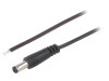 Cablu Alimentare DC 5.5/2.1 mm Negru 2m