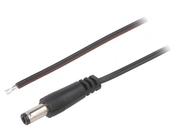 Cablu Alimentare DC 5.5/2.1 mm Negru 2m