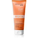 Revolution Skincare Brighten Fruit Acid &amp; Enzyme gel de curățare, cu efect de iluminare Cu AHA Acizi 200 ml