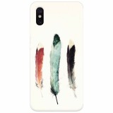 Husa silicon pentru Xiaomi Mi 8 Pro, Three Feathers