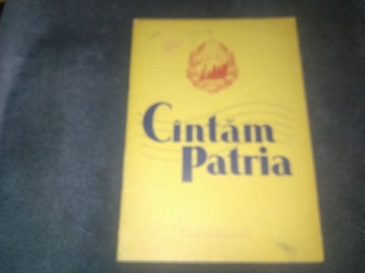 CANTAM PATRIA PARTITURI 1959 foto