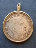 Medalie suvenir din argint, Adolf Hitler, R.F.G. - G 3947, Europa