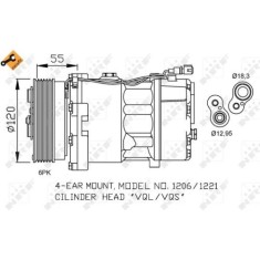 Compresor climatizare Nrf 32064