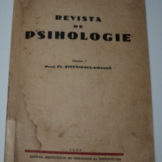 Revista de psihologie teoretica si aplicata, 1946, director Stefanescu Goanga