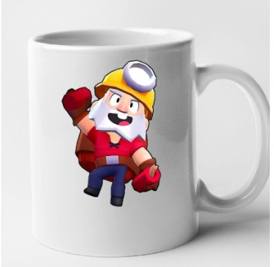 Cana alba personalizata Brawl Star - Dynamike, INOVATIX&amp;reg;. 330 ml foto