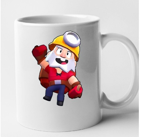 Cana alba personalizata Brawl Star - Dynamike, INOVATIX&reg;. 330 ml