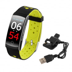 Ceas smartwatch fitness Q8S, 0.96&amp;quot; display multi-sport mode IP67, verde foto