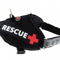 Ham pentru câini Rescue XS 30 - 40 cm, negru