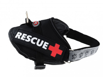 Ham pentru c&amp;acirc;ini Rescue XS 30 - 40 cm, negru foto