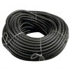 Tub flexibil tip copex metalic cu izolatie PVC, diametru 50 mm, Negru, 25 m, galvanizat, Horoz