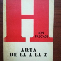 Arta de la A la Z- Ion Pascadi