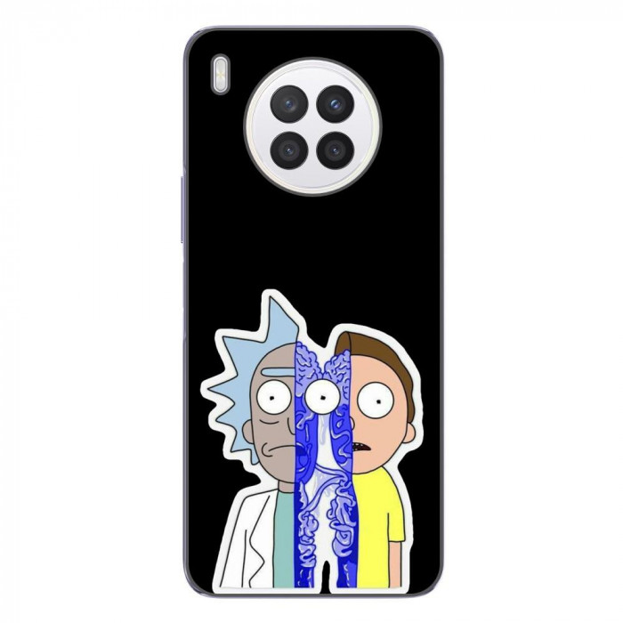 Husa compatibila cu Huawei Nova 8i Silicon Gel Tpu Model Rick And Morty Connected