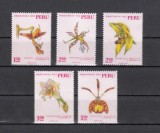 A12 S2 2 - Timbre foarte vechi - Peru - flori exotice, Flora, Nestampilat