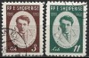 B0162 - Albania 1960 - Personalitati 2v.stampilate,serie completa, Stampilat