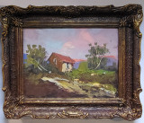 Rurală pictură, Natura, Ulei, Realism