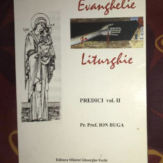 Ion Buga - Evanghelie si Liturghie (Predici vol. 2) cu dedicatia autorului