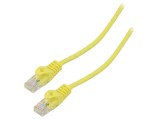 Cablul de rețea U/UTP 5e litat CCA PVC galben 15m 26AWG