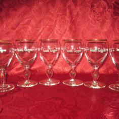 SET PAHARE STICLA IRISH COFFEE DECOR CU TRIFOI 14.5 CM