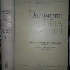 Documente privind istoria Romaniei-Colectia Hurmuzaki-vol I-SERIE NOUA