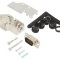 Conector D-Sub 9 PIN Mufă Tată 90&deg; Negru pentru Cablu