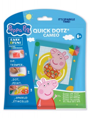 Set creativ pictura cu diamante - Peppa Pig foto