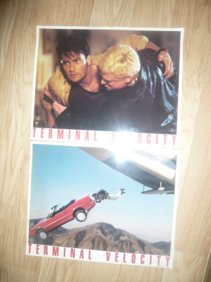 2 Fotografii Film Terminal Velocity 1996 cu Charlie Sheen, Nastassja Kinski,35,5 foto