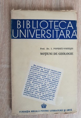 Noțiuni de geologie - I. Popescu-Voitești (1943) foto