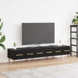 Cumpara ieftin Cabinet TV Stejar Negru 150 x 36 x 30 cm Lemn compozit