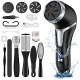 Set 10 accesorii pedichiura profesionala, kit complet pentru ingrijire unghii si talpi