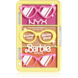 NYX Professional Makeup Barbie Mini Cheek Palette paletă cu iluminatoare și farduri de obraz 28 g