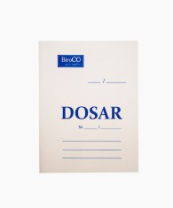 Dosar simplu A4 pentru documente standard, model BiroCO, 230 grame