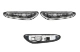 Set lampa semnalizare laterala Bmw Seria 1, Seria 3, Seria 3, Seria 3 Coupe/Cabrio, Seria 5, X3, fata, stanga+dreapta, tip bec WY5W; fumuriu,