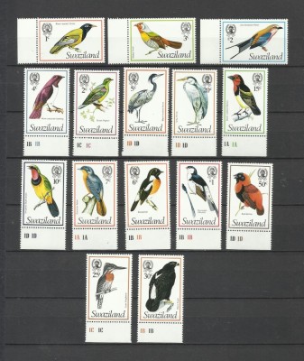 SWAZILAND 1976 FAUNA PASARI foto