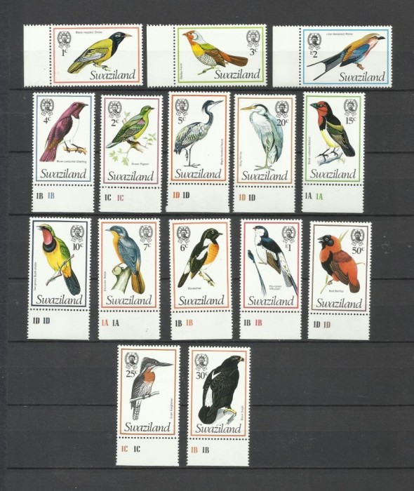 SWAZILAND 1976 FAUNA PASARI