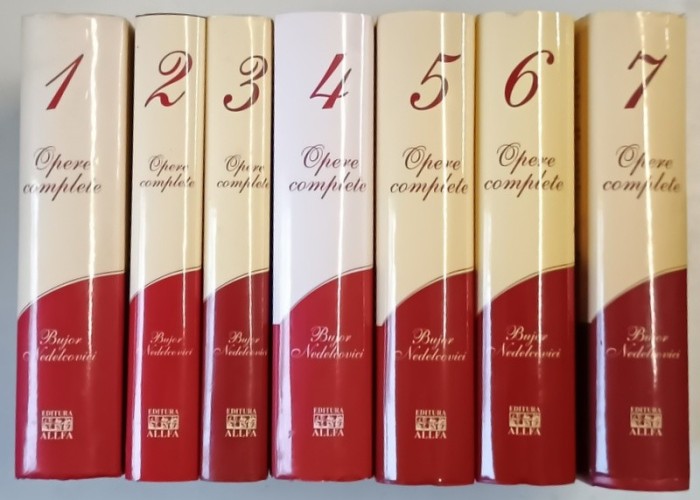 OPERE COMPLETE, VOLUMELE I - VII de BUJOR NEDELCOVICI , 2005 - 2008 *MICI DEFECTE