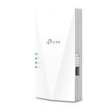 RANGE EXTENDER TP-LINK wireless AX1800, 1800Mbps, 1 port Gigabit, 2 antene interne, 2.4 / 5Ghz dual band, Wi-Fi 6, &quot;RE600X&quot; (timbru verde 2 lei)