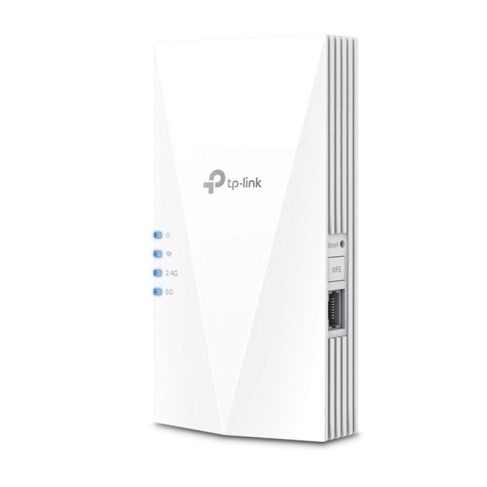 RANGE EXTENDER TP-LINK wireless AX1800, 1800Mbps, 1 port Gigabit, 2 antene interne, 2.4 / 5Ghz dual band, Wi-Fi 6, &quot;RE600X&quot; (timbru verde 2 lei)