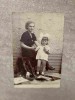 Fotografie Portret Mama Fiica, Foto Select Vaslui 1943, 9x14cm, Colectie, Vintage