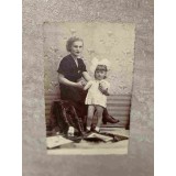 FOTOGRAFIE, PORTRET - MAMA CU FIICA. FOTO SELECT VASLUI 1943. 50-142182