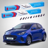 Cumpara ieftin Stergatoare Mazda 2 Hybrid XP210 Facelift 2024-2026 Set Fata Flat Premium TeamCar