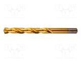 Burghiu metal 10mm HSS nitrură titan GRAPHITE