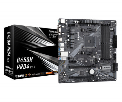 MB Asrock B450M Pro4 R2.0 AM4 foto