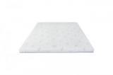 Topper cu spuma poliuretanica Superconfort Lavant 7 Zone 160x200, husa detasabila si lavabila, tratament lavanda, fermitate medie