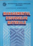 MANAGEMENTUL RESURSELOR MATERIALE-CONSTANTIN BARBULESCU